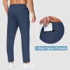 image29quot34quot36quot Inseam Mens Sweatpants with Zipper Pockets Men Joggers Running Workout Athletic Gym Track Tall Pants03navy Blue