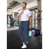 image29quot34quot36quot Inseam Mens Sweatpants with Zipper Pockets Men Joggers Running Workout Athletic Gym Track Tall Pants03navy Blue