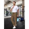 image29quot34quot36quot Inseam Mens Sweatpants with Zipper Pockets Men Joggers Running Workout Athletic Gym Track Tall Pants07dark Brown