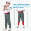 image2T3T4T5T6T Youth Toddler Boys Baseball Pants  Kids Gilrs Tee Ball Softball Football Pants with Belt Loop UPF5004dark Grey