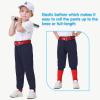 image2T3T4T5T6T Youth Toddler Boys Baseball Pants  Kids Gilrs Tee Ball Softball Football Pants with Belt Loop UPF5010deep Blue