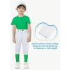 image2T7Years Toddler Baseball Pants  Youth Kids Tee Ball Pants with Belt Loops Little Grils Softball Knicker Pants UPF5001white