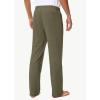 imageMens 30quot 34quot 36quot Cotton Yoga Sweatpants  Athletic Casual Lounge Open Bottom Straight Leg Loose Pants Zipper PocketsArmy Green
