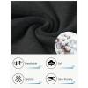 imageMens 30quot 34quot 36quot Cotton Yoga Sweatpants  Athletic Casual Lounge Open Bottom Straight Leg Loose Pants Zipper PocketsBlack