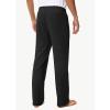 imageMens 30quot 34quot 36quot Cotton Yoga Sweatpants  Athletic Casual Lounge Open Bottom Straight Leg Loose Pants Zipper PocketsBlack