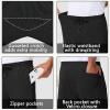 imageMens 30quot 34quot 36quot Cotton Yoga Sweatpants  Athletic Casual Lounge Open Bottom Straight Leg Loose Pants Zipper PocketsBlack