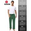 imageMens 30quot 34quot 36quot Cotton Yoga Sweatpants  Athletic Casual Lounge Open Bottom Straight Leg Loose Pants Zipper PocketsGreen