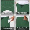 imageMens 30quot 34quot 36quot Cotton Yoga Sweatpants  Athletic Casual Lounge Open Bottom Straight Leg Loose Pants Zipper PocketsGreen