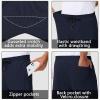 imageMens 30quot 34quot 36quot Cotton Yoga Sweatpants  Athletic Casual Lounge Open Bottom Straight Leg Loose Pants Zipper PocketsNavy