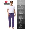 imageMens 30quot 34quot 36quot Cotton Yoga Sweatpants  Athletic Casual Lounge Open Bottom Straight Leg Loose Pants Zipper PocketsPurple