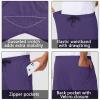 imageMens 30quot 34quot 36quot Cotton Yoga Sweatpants  Athletic Casual Lounge Open Bottom Straight Leg Loose Pants Zipper PocketsPurple