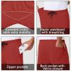 imageMens 30quot 34quot 36quot Cotton Yoga Sweatpants  Athletic Casual Lounge Open Bottom Straight Leg Loose Pants Zipper PocketsRed