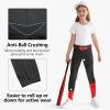 imageYouth Girls Utility Softball Pants  Low Rise 34 Length Knicker Style Tapered Leg Kids Baseball Pants DualLayer KneeBlack