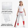 imageYouth Girls Utility Softball Pants  Low Rise 34 Length Knicker Style Tapered Leg Kids Baseball Pants DualLayer KneeWhite