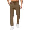 image29quot34quot36quot Inseam Mens Sweatpants with Zipper Pockets Men Joggers Running Workout Athletic Gym Track Tall Pants07dark Brown