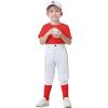 14-white Piped Red