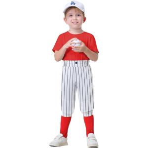 image2T3T4T5T6T Youth Toddler Boys Baseball Pants  Kids Gilrs Tee Ball Softball Football Pants with Belt Loop UPF5008stripedblack