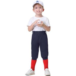 image2T3T4T5T6T Youth Toddler Boys Baseball Pants  Kids Gilrs Tee Ball Softball Football Pants with Belt Loop UPF5010deep Blue
