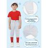 image2T3T4T5T to Youth Toddler Boys Knicker Baseball Pants Kids Gilrs Softball Tball Tee Ball Pant Belt Loops Side Piped01white