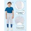 image2T3T4T5T to Youth Toddler Boys Knicker Baseball Pants Kids Gilrs Softball Tball Tee Ball Pant Belt Loops Side Piped2 Packwhite