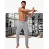 imageMens 30quot32quot34quot36quot Inseam Tall Sweatpants with Zipper Pockets Stretch Long Joggers Athletic Workout Track Pants Men03grey