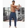 imageMens 30quot32quot34quot36quot Inseam Tall Sweatpants with Zipper Pockets Stretch Long Joggers Athletic Workout Track Pants Men05navy