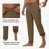 imageMens 30quot32quot34quot36quot Inseam Tall Sweatpants with Zipper Pockets Stretch Long Joggers Athletic Workout Track Pants Men07dark Brown