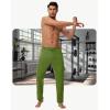 imageMens 30quot32quot34quot36quot Inseam Tall Sweatpants with Zipper Pockets Stretch Long Joggers Athletic Workout Track Pants Men08army Green