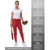imageWomens Adult Utility Tweeners Softball Pants  Woman Low Rise 34 Tapered Leg Track Pants DualLayer Knee Youth Girls05red