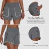 imageWomens High Waisted Athletic Shorts 4quot High Rise Running Workout Gym Quick Dry Tummy Control Short with Zipper Pockets02grey