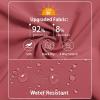 imageWomens High Waisted Athletic Shorts 4quot High Rise Running Workout Gym Quick Dry Tummy Control Short with Zipper Pockets04wine Red