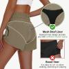 imageWomens High Waisted Athletic Shorts 4quot High Rise Running Workout Gym Quick Dry Tummy Control Short with Zipper PocketsKhaki