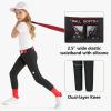 imageYouth Girls Utility Softball Pants  Low Rise 34 Length Knicker Style Tapered Leg Kids Baseball Pants DualLayer Knee