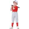 image2T3T4T5T to Youth Toddler Boys Knicker Baseball Pants Kids Gilrs Softball Tball Tee Ball Pant Belt Loops Side PipedStriped WhiteBlack