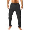 imageMens 30quot32quot34quot36quot Inseam Tall Sweatpants with Zipper Pockets Stretch Long Joggers Athletic Workout Track Pants Men01black