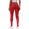 imageWomens Adult Utility Tweeners Softball Pants  Woman Low Rise 34 Tapered Leg Track Pants DualLayer Knee Youth Girls05red