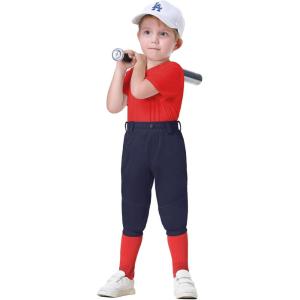image2T3T4T5T to Youth Toddler Boys Knicker Baseball Pants Kids Gilrs Softball Tball Tee Ball Pant Belt Loops Side PipedNavy Blue