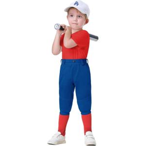image2T3T4T5T to Youth Toddler Boys Knicker Baseball Pants Kids Gilrs Softball Tball Tee Ball Pant Belt Loops Side PipedRoyal Blue