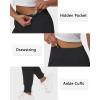 image25quot27quot PetiteRegular Womens Athletic Joggers Pants with 3 Pocket High Waisted Lightweight Tummy Control Running YogaBlack