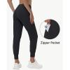 image25quot27quot PetiteRegular Womens Athletic Joggers Pants with 3 Pocket High Waisted Lightweight Tummy Control Running YogaBlack