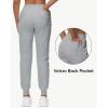 image29quot32quot34quot Inseam Womens Tall Sweatpants Cotton Joggers with Zipper Pockets Lounge Sweat Running Yoga Gym PantsGrey