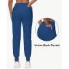 image29quot32quot34quot Inseam Womens Tall Sweatpants Cotton Joggers with Zipper Pockets Lounge Sweat Running Yoga Gym PantsRoyal Blue