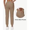 image29quot32quot34quot Inseam Womens Tall Sweatpants Cotton Joggers with Zipper Pockets Lounge Sweat Running Yoga Gym PantsTan