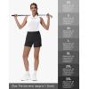 image5quot7quot Womens Golf Shorts Stretch Quick Dry Lightweight Comfy Short for Women Summer Casual Athletic Hiking TravelBlack