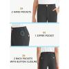 imageBoys Golf Pants Stretch Slim Fit Flat Front School Uniform Youth Chino Performance Khaki Dress Pant with Zipper PocketBlack