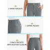 imageBoys Golf Pants Stretch Slim Fit Flat Front School Uniform Youth Chino Performance Khaki Dress Pant with Zipper PocketGrey