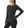 imageThermal Shirts for Women Winter Running  Fleece Lined Long Sleeve Warm Tops Cold Weather Gear Thumbholes Zipper PocketBlack