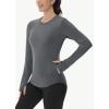 imageThermal Shirts for Women Winter Running  Fleece Lined Long Sleeve Warm Tops Cold Weather Gear Thumbholes Zipper PocketGrey