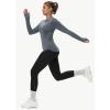 imageThermal Shirts for Women Winter Running  Fleece Lined Long Sleeve Warm Tops Cold Weather Gear Thumbholes Zipper PocketLight Grey