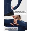 imageThermal Shirts for Women Winter Running  Fleece Lined Long Sleeve Warm Tops Cold Weather Gear Thumbholes Zipper PocketNavy